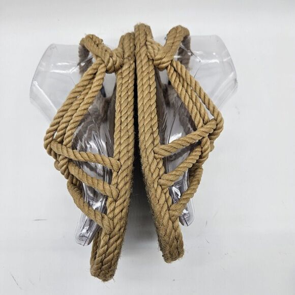 Nomadic State of Mind Rope Sandals Women’s Size 8 or 9 Beige Flat Strappy Boho - Picture 6 of 9